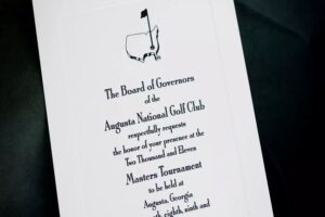 Masters Invitations Endure As A Signature Detail For The Tournament