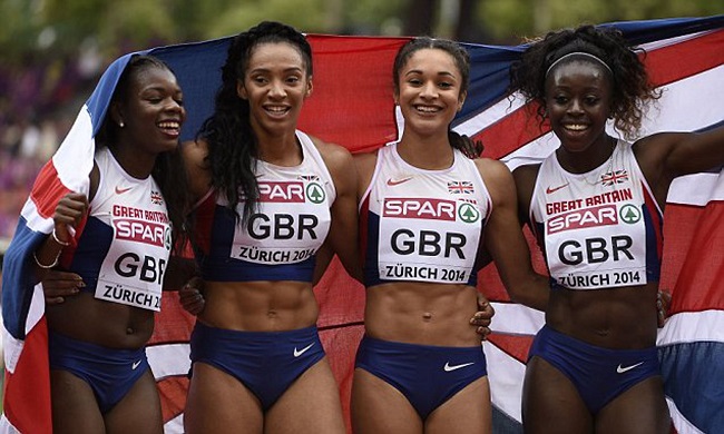 Great Britain Women's 4x100M Relay Team