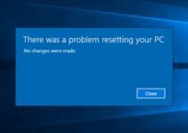 There Was a Problem Resetting your PC