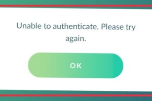 Pokemon Go Unable To Authenticate